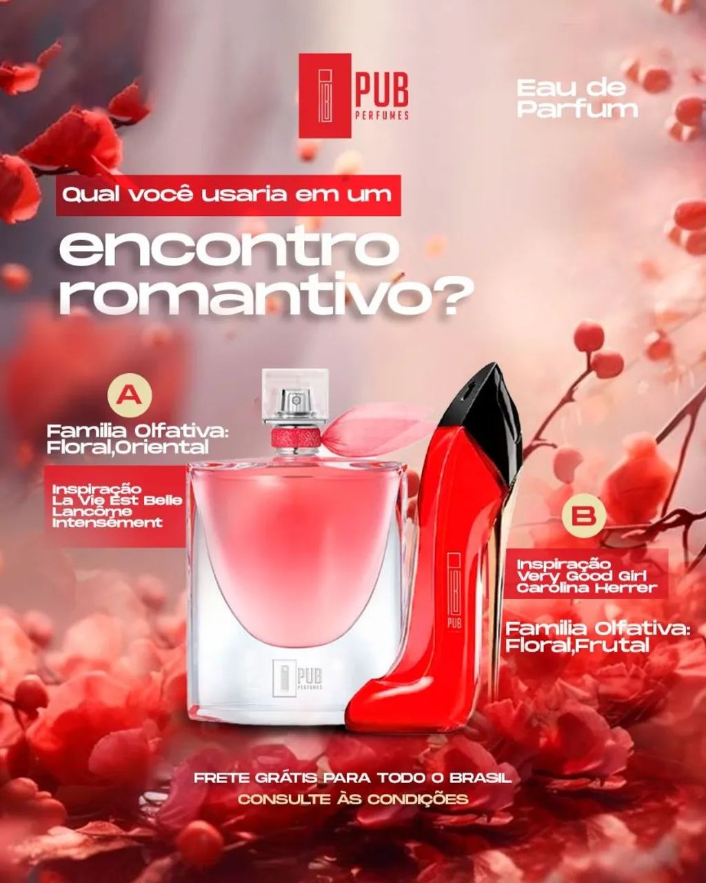 PUB Fragrância inspirada de alta qualidade - diversos modelos - Foto 2