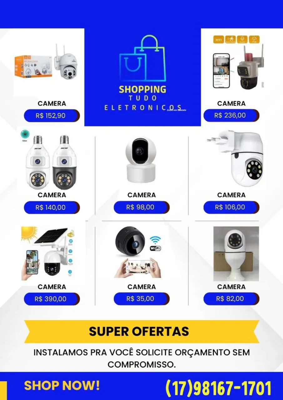 Camera IP Wifi Externa Yoosee A6/A8 ItBlue SC-B25  - Foto 3