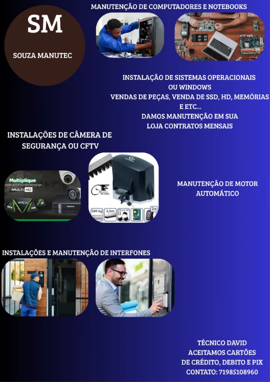 VENDAS DE COMPUTADORES, NOTEBOOKS E SERVIÇOS TI - Foto 4