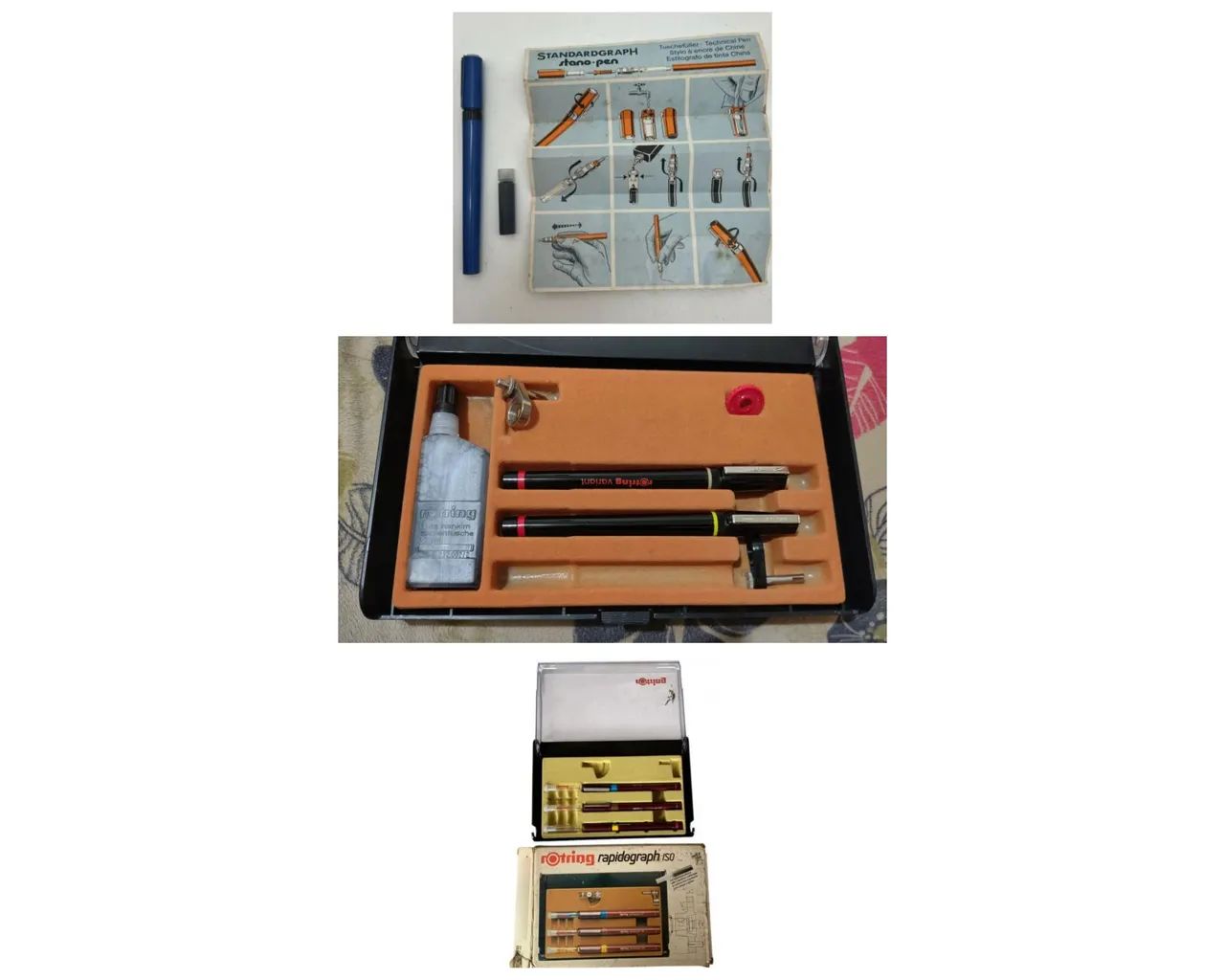 Kit Nanquim Rotring e Standardgraph  - Foto 2