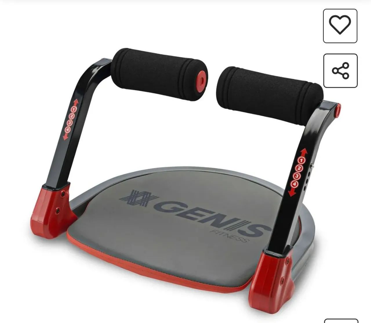 Plataforma Banco Abdominal para Exercícios Gênios AB Max - Foto 2