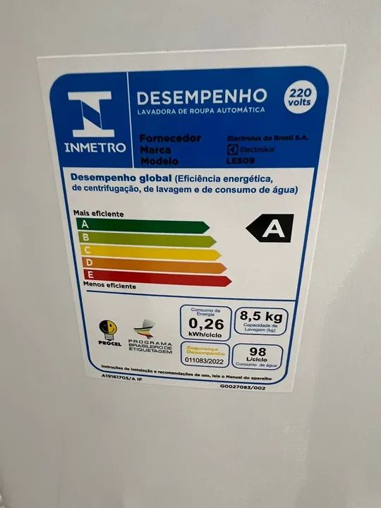 Máquina de Lavar Roupa Na garantia Electrolux 8.5kg EssentialCare - Foto 2
