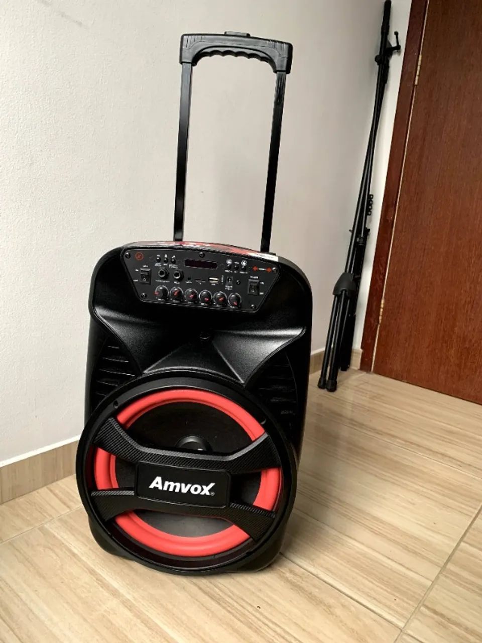Caixa de Som Amvox Viper II 480W RMS - Bluetooth, LED - Foto 2