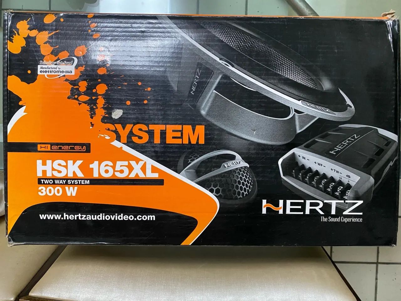 ♡ hyks04♡ Kit Alto Falantes Hertz HSK 165XL 300W - Equipamentos e Acessórios