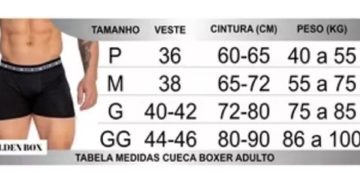 Kit de 10cuecas box boxer masculino  - Foto 3
