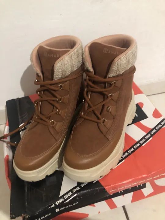 Bota Feminina Marrom