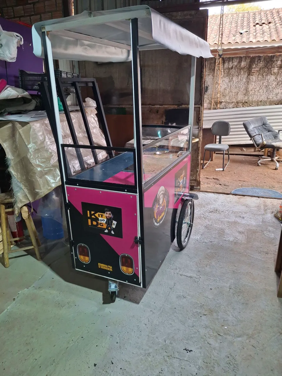 Carrinho para venda de rua