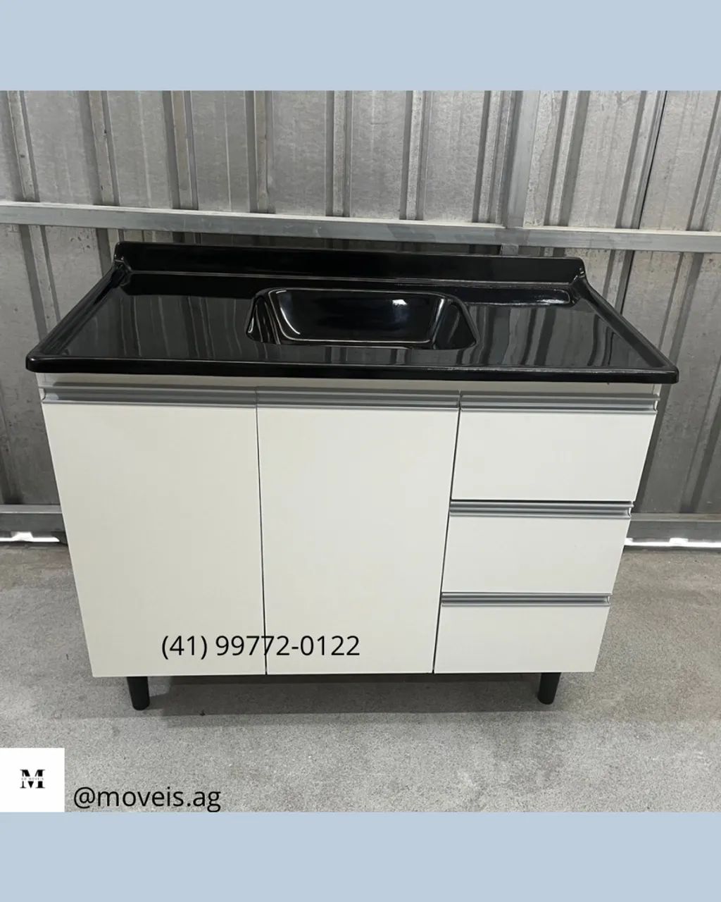 Pia 1 MT ( Balcão e cuba ) - Entregamos 