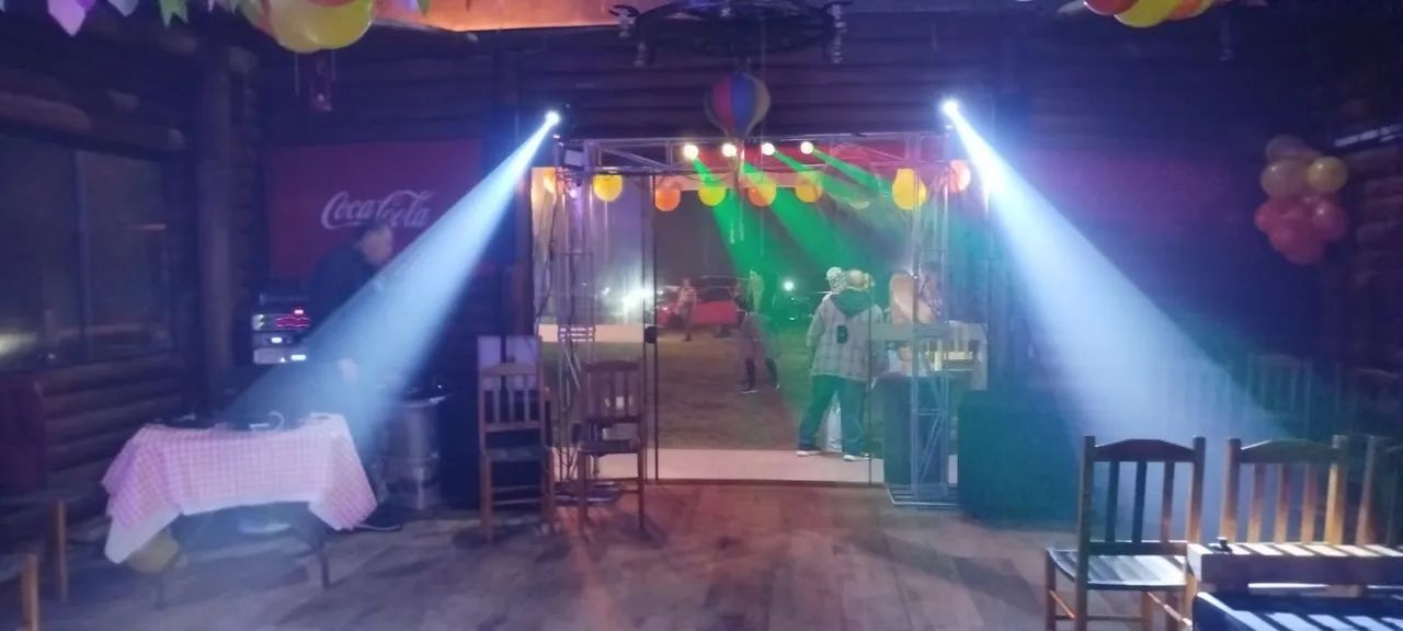 DJ som luzes com dj  festas