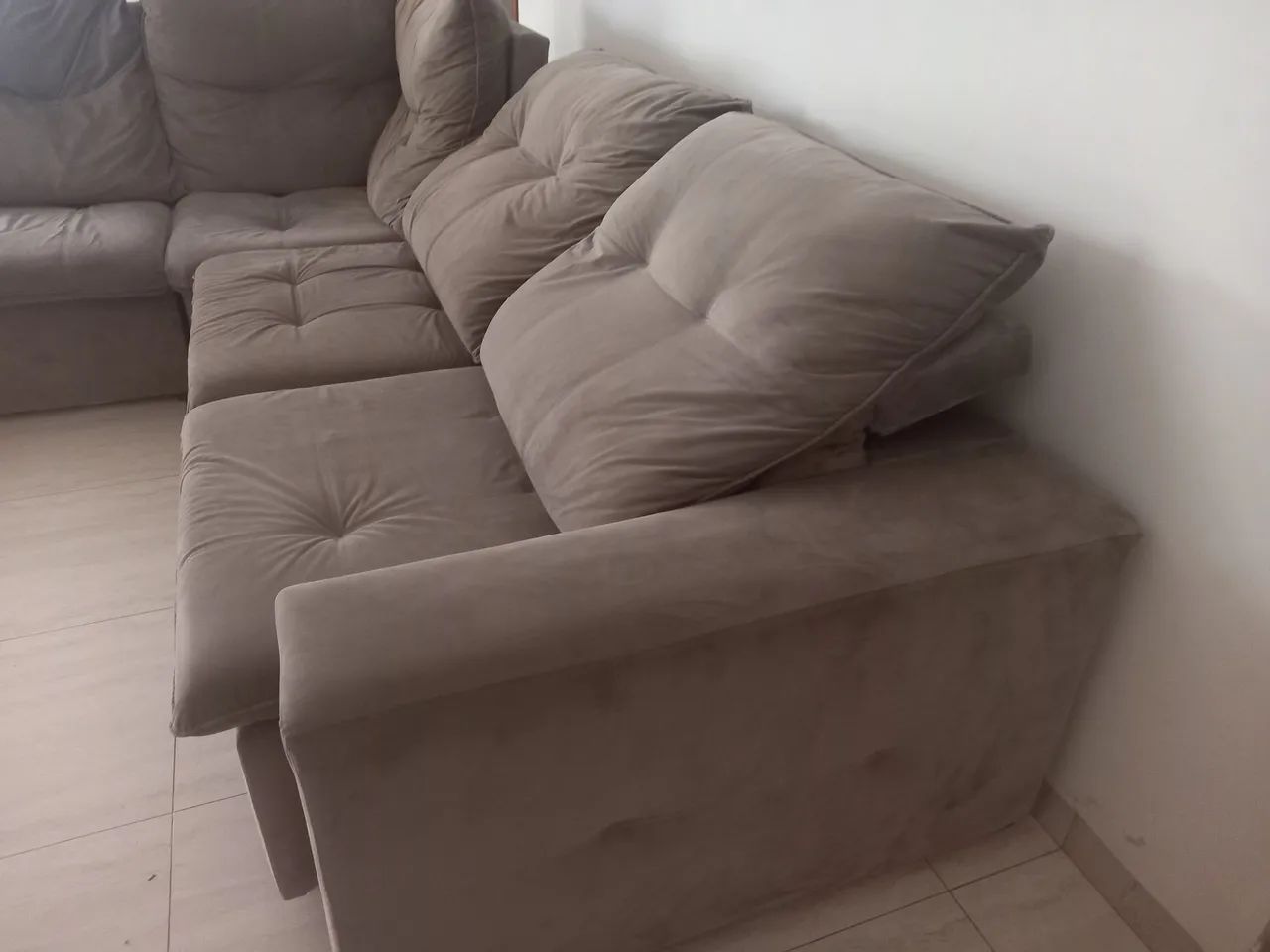 Sofá de canto retrátil 8 lugares64961604337538122