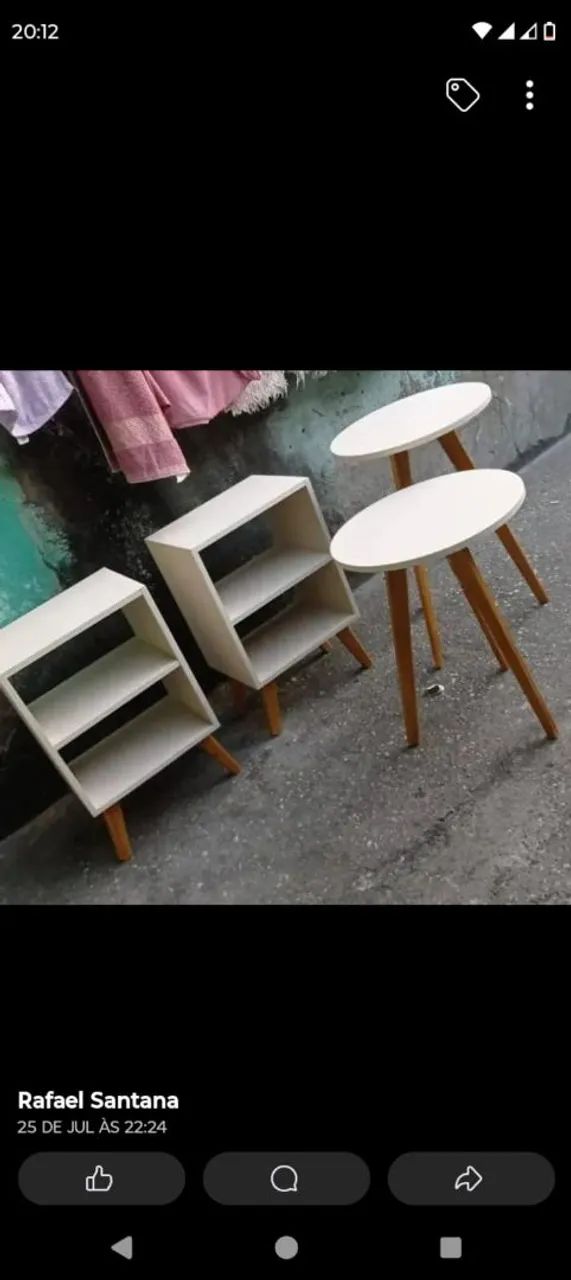 Vendo lindas mesinha de canto e aparador Fabricação própria mdf  * - Foto 2