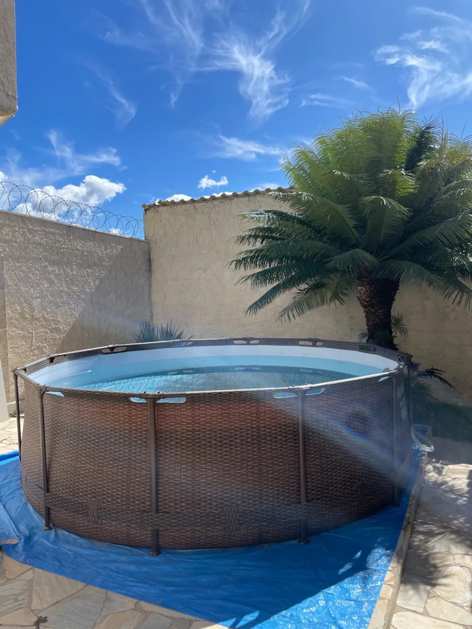 Piscina de armação para quintal