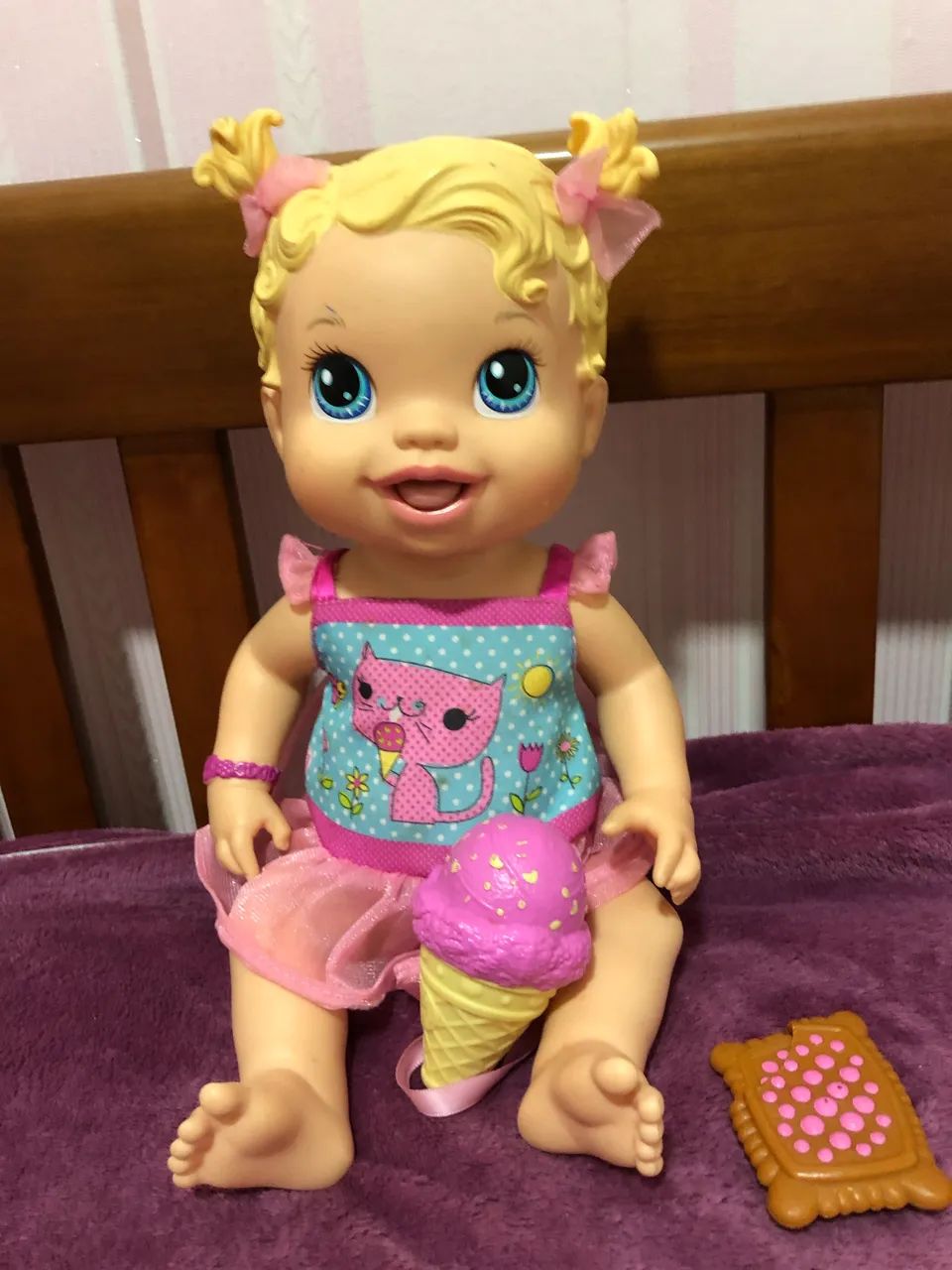 Boneca Baby Alive sorvetinho - Foto 2