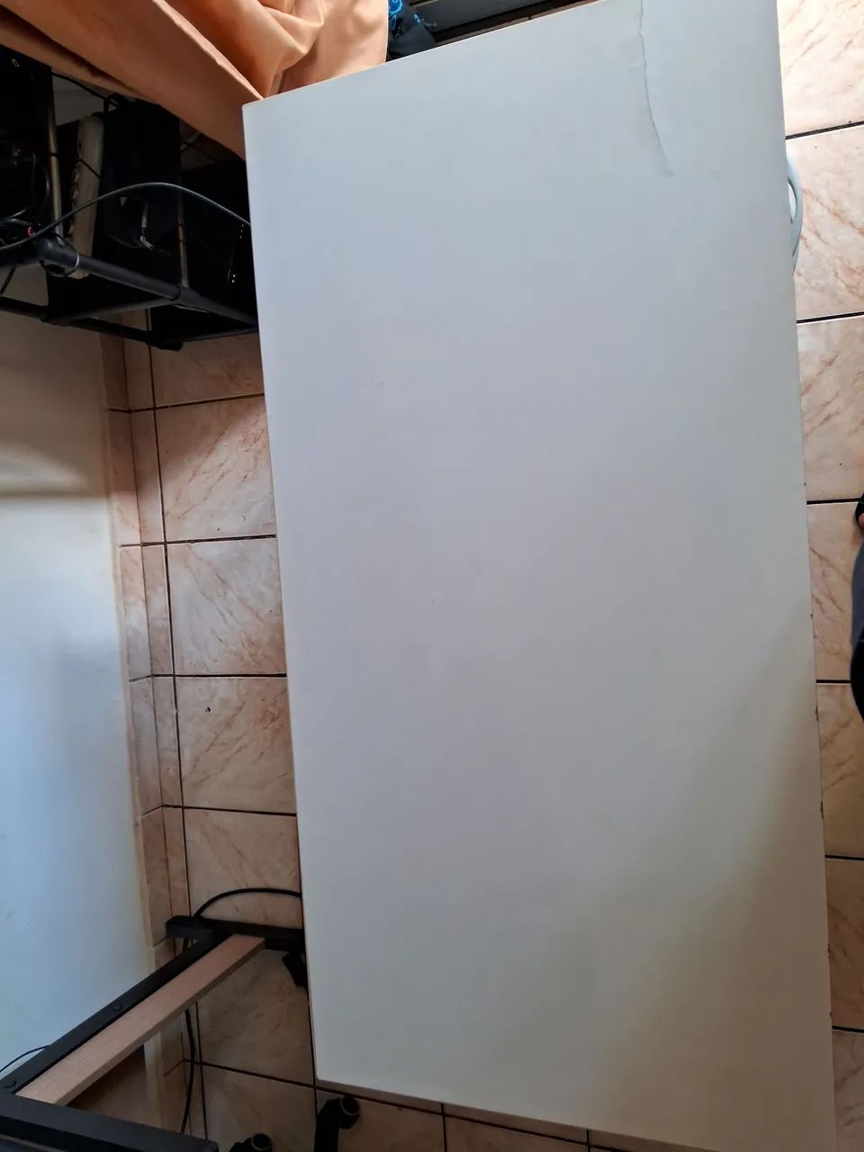 Mesa de Escritório/escrivaninha Branca - Foto 4