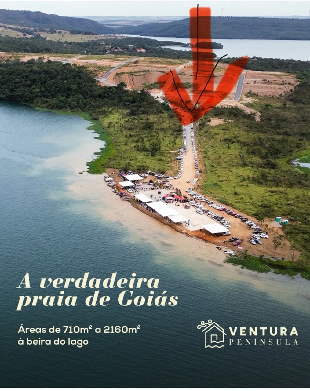 ágio lote de 1045mts na beira lago corumbá 4