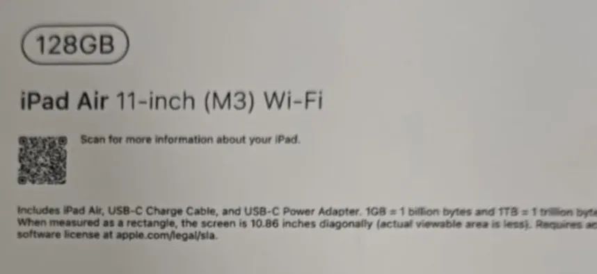 iPad Air M3 11 polegadas 128gb - Lacrado - Pronta entrega - Foto 2