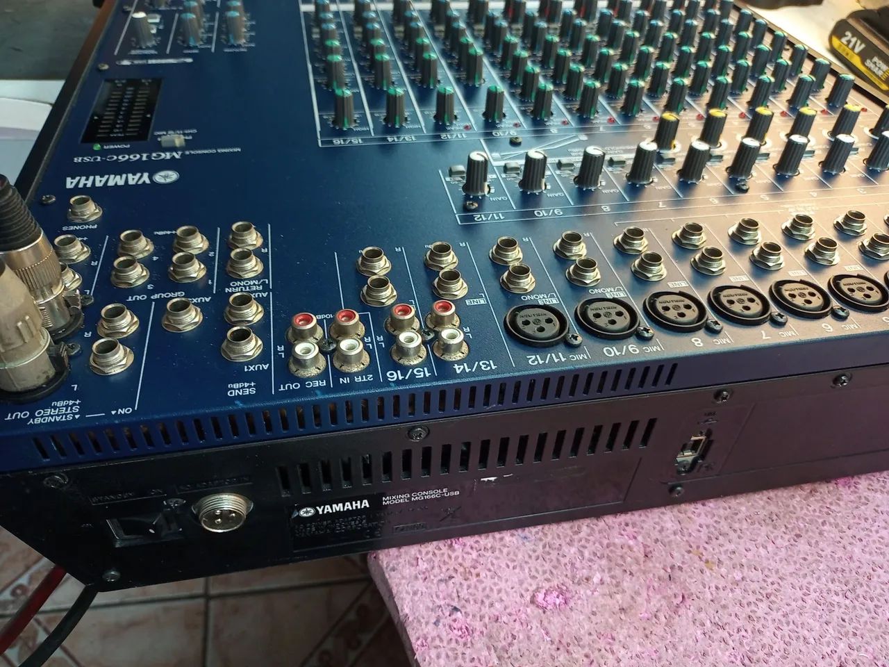 Mesa de Som Yamaha Mg-166C-Usb C/ garantia - Foto 5