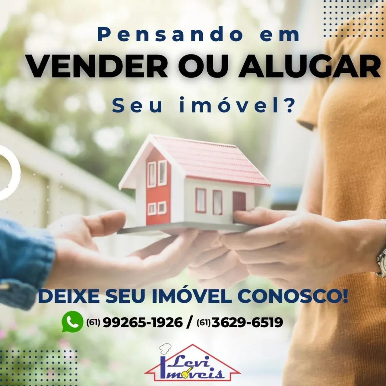 Venha para a Imobiliária Levi Imóveis!