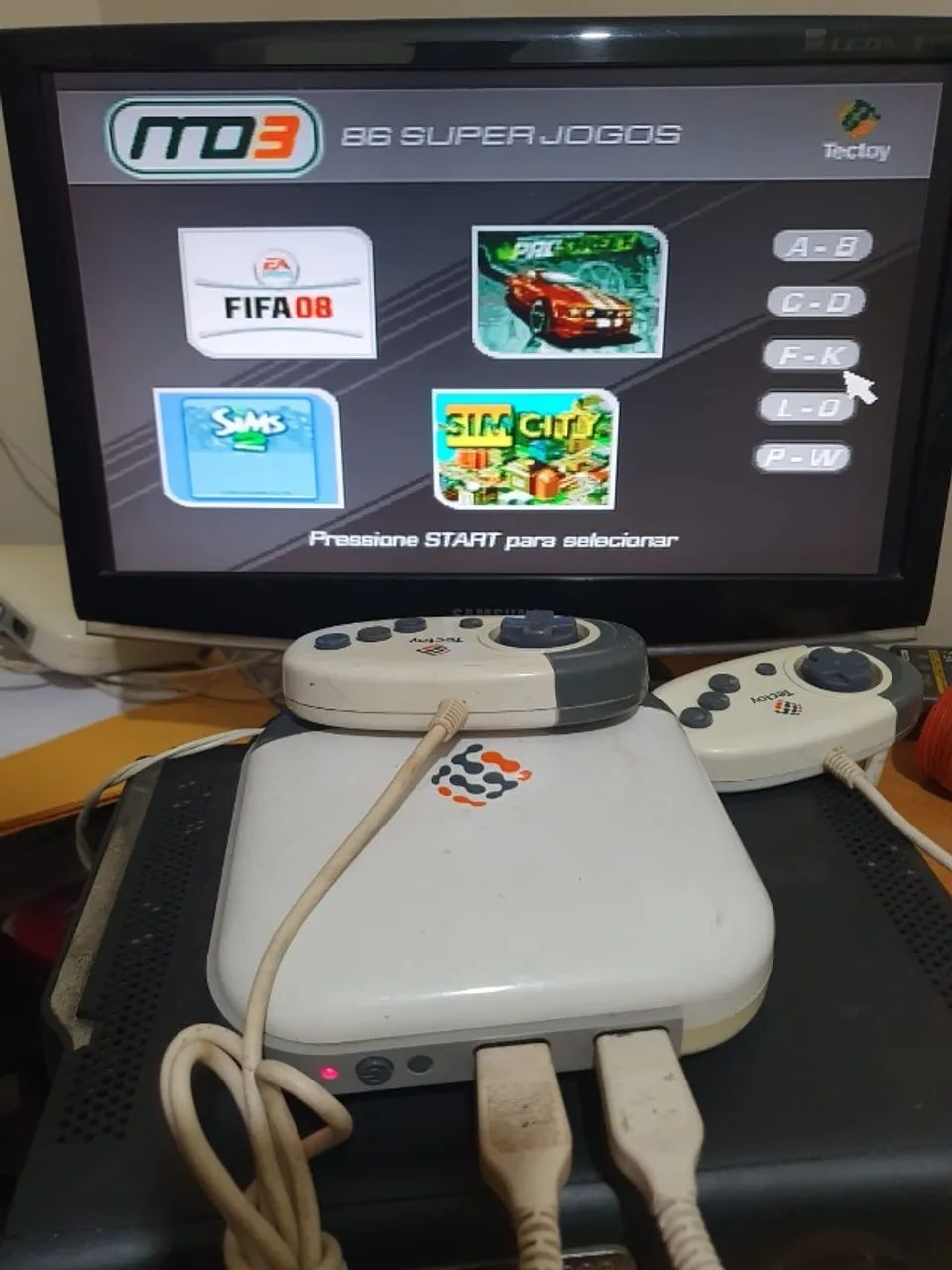 Tectoy Mega Drive 3 Console 86 Super Jogos Funcionando  - Foto 2