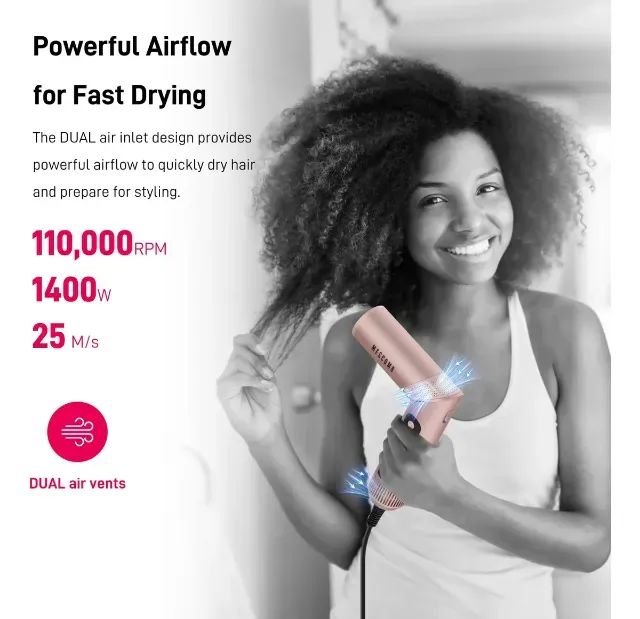 Modelador E Secador De Cabelo Hot Air Mescomb 5 Em 1 Com Mod - Foto 5