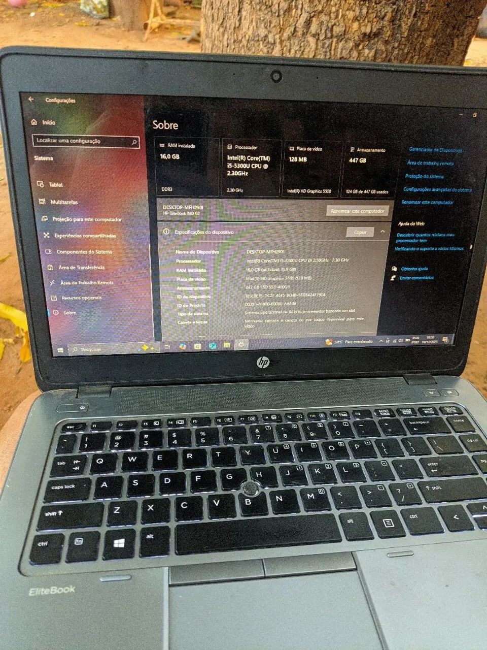 NOTEBOOK HP I5 COM 16GB DE RAM e SSD 480GB - Foto 2