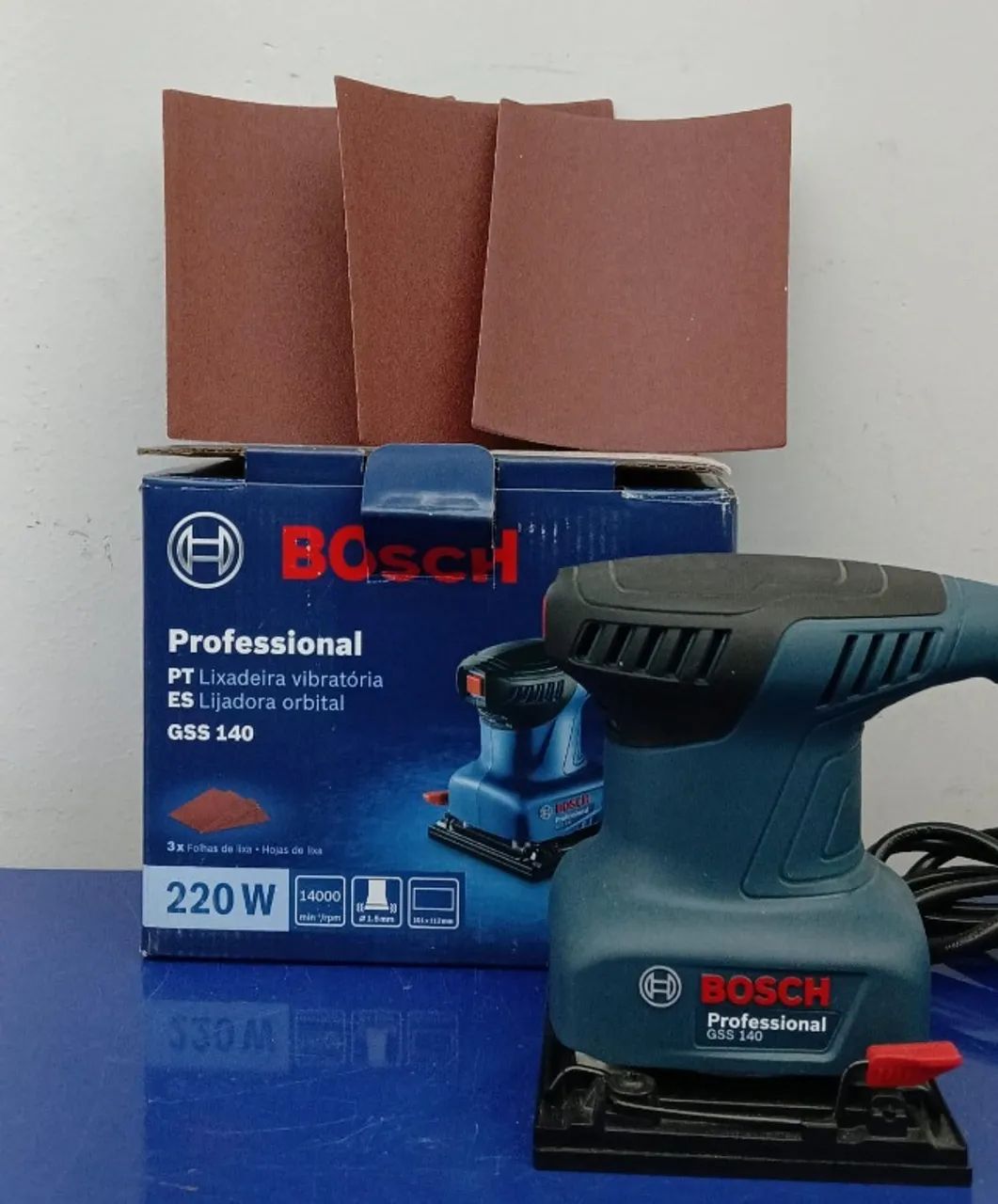 Lixadeira ORBITAL BOSCH GSS 140 220w 220v