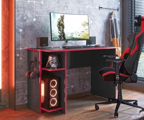 Mesa Gamer (FAZEMOS ENTREGAS DF E ENTORNO)
