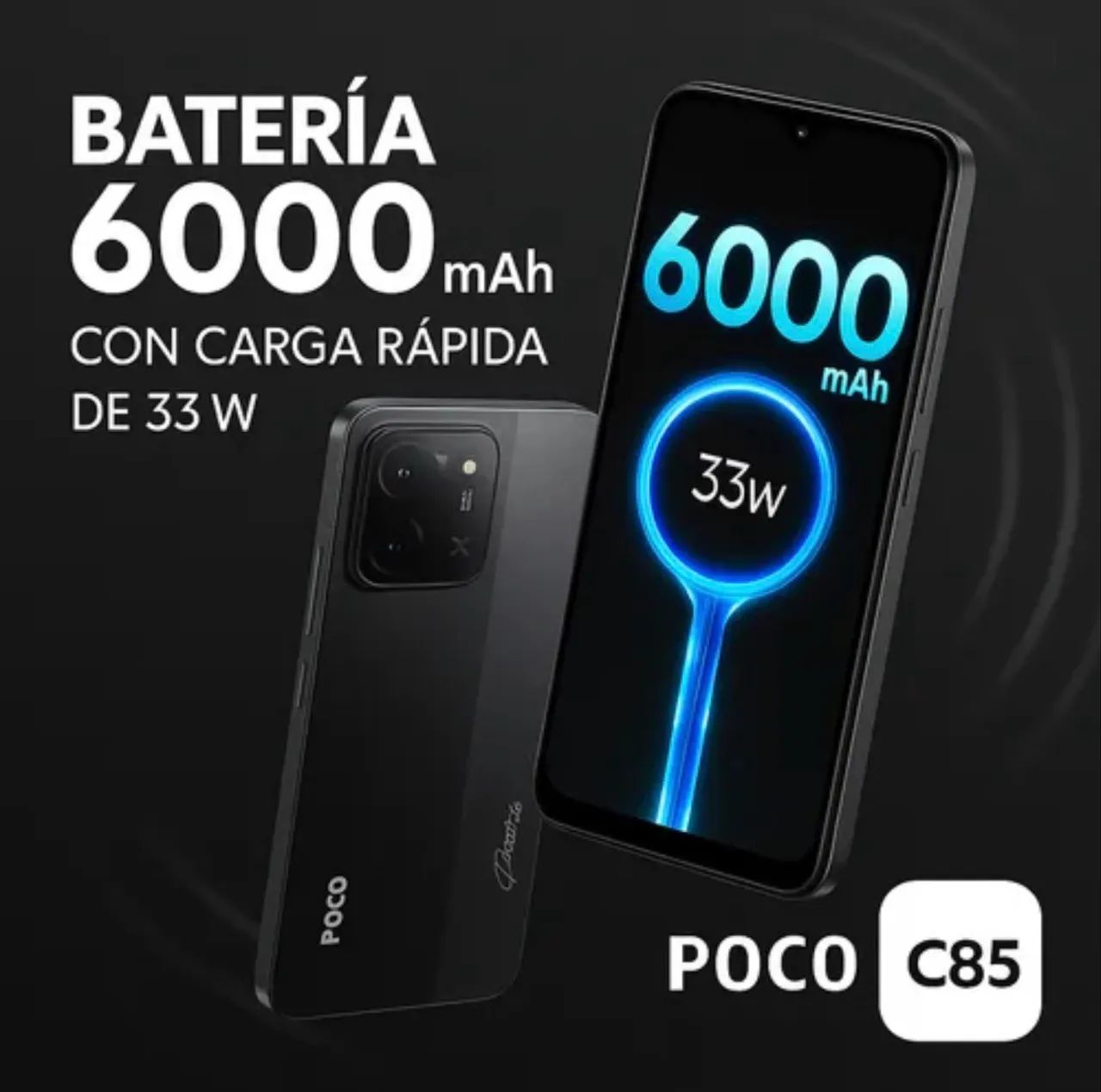 Xiaomi Poco C85 Dual Sim 8gb Ram 256gb Rom Preto (Pronta entrega