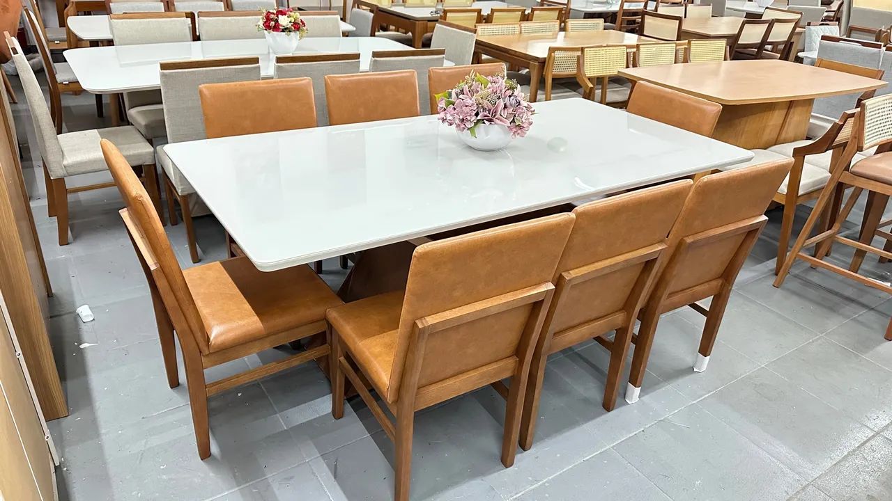 Mesa de Jantar com Cadeiras madeira  - Foto 2