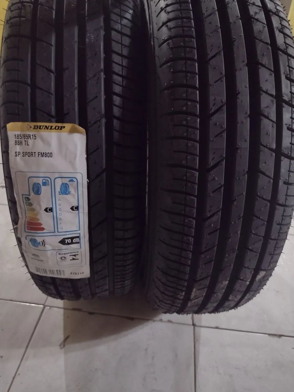2 Pneus Dunlop SP Sport FM800 185/65R15 88H