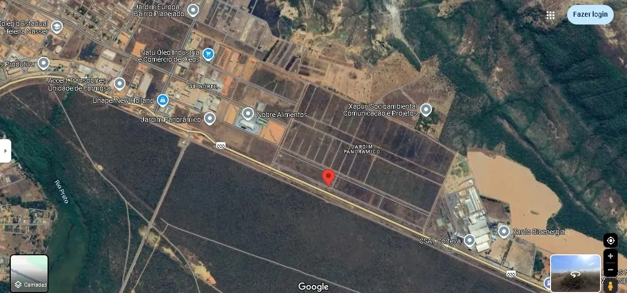 Area Comercial 2.000m² (Frente BR-020) Jardim Panoramico - Formosa - Goiás