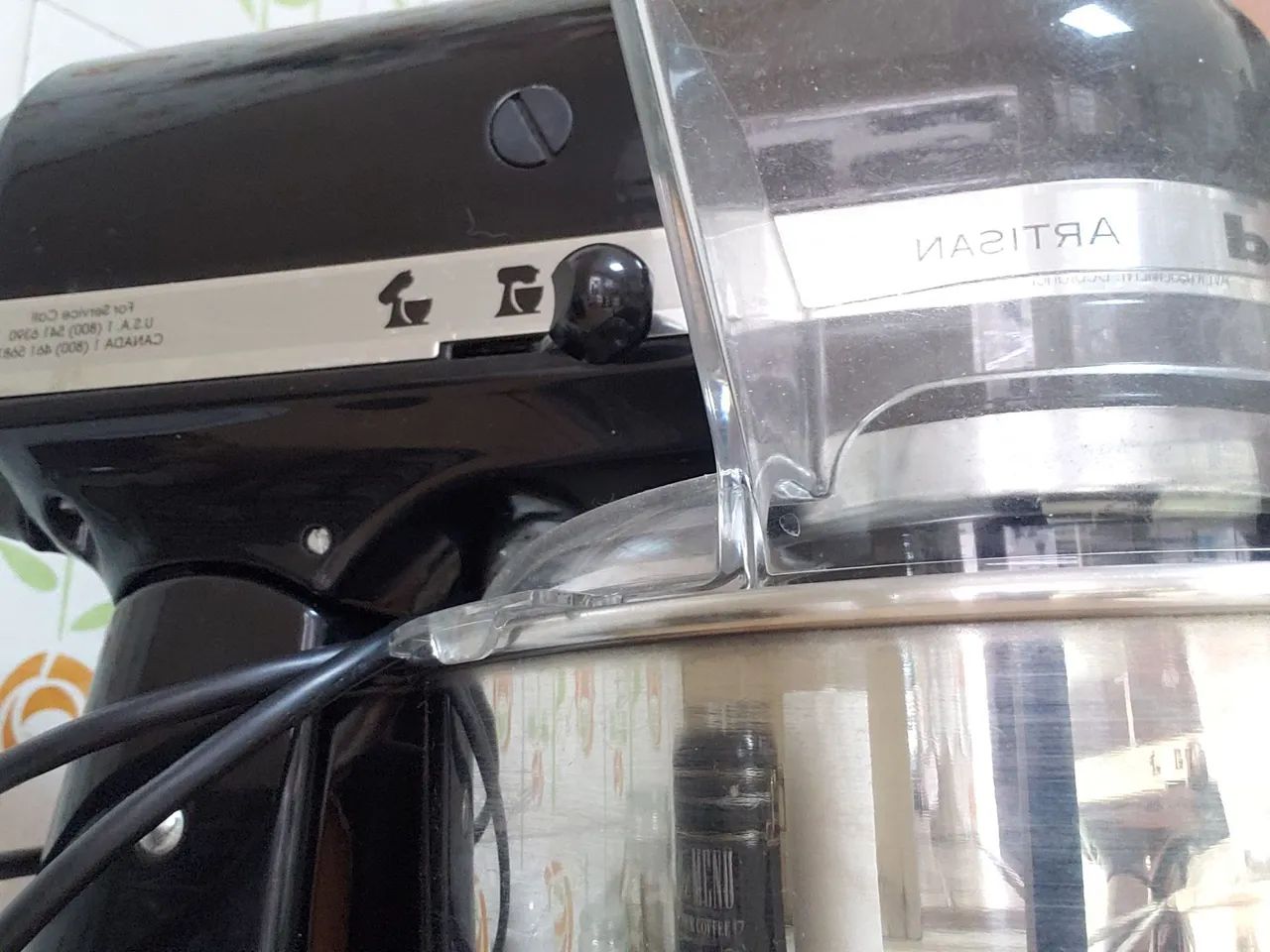 Batedeira KitchenAid Artisan 5 Qt Preto - Foto 3