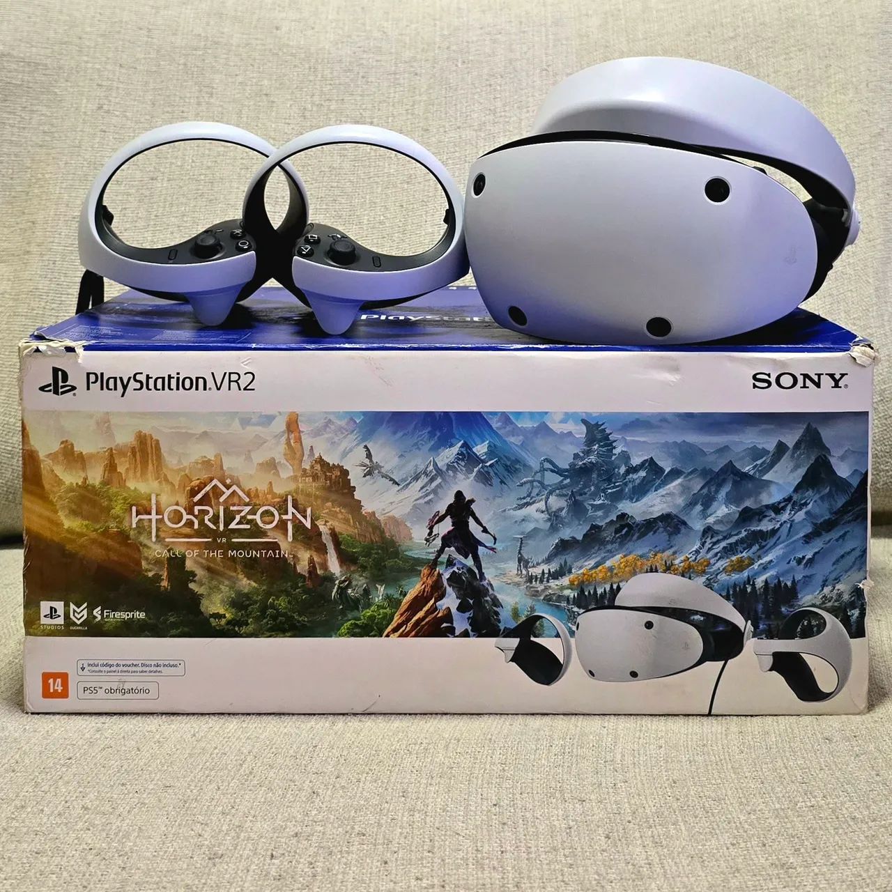 Playstation VR2 Completo c/ Caixa - Peças e Acessórios de Vídeo