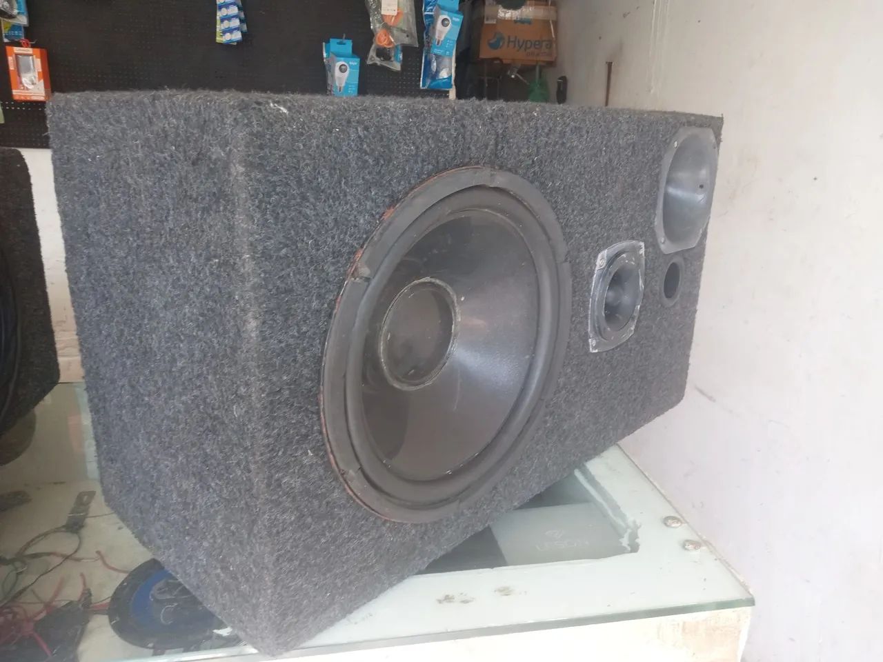 Caixa trio de 12 polegadas 