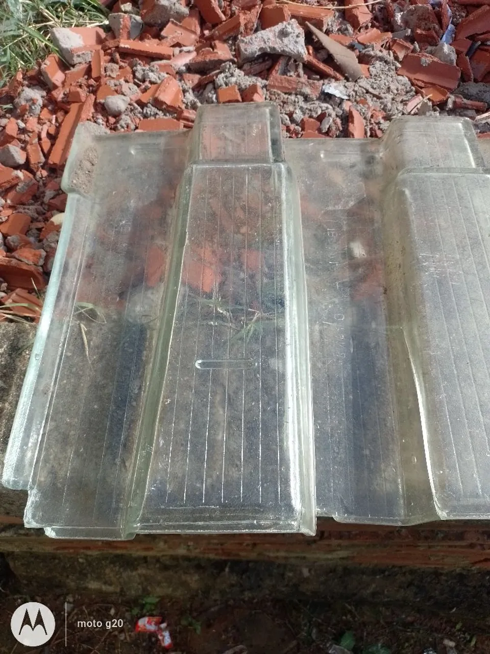 Telhas de vidro romana