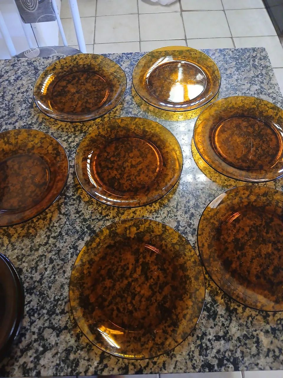 Duralex,Jogo de 12 Pratos de Vidro Âmbar - Foto 2