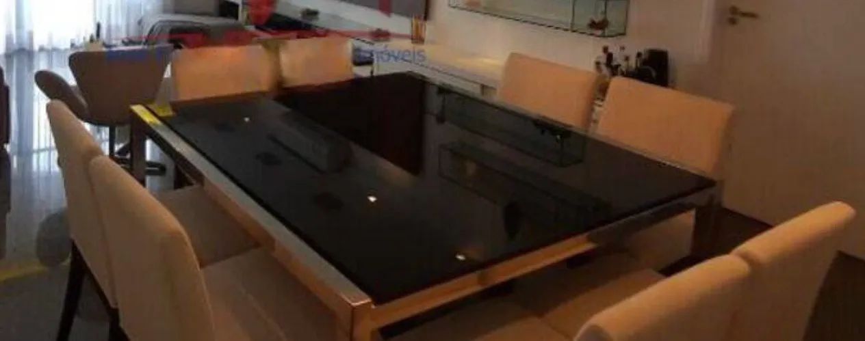 Vendo mesa de vidro c 8 cadeiras etna - Foto 2