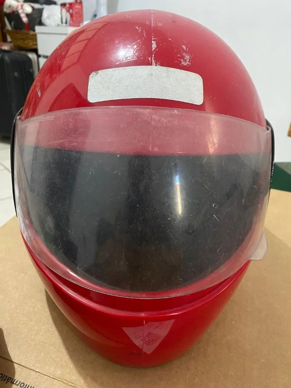 Capacete Vermelho Pro Tork Tamanho 58