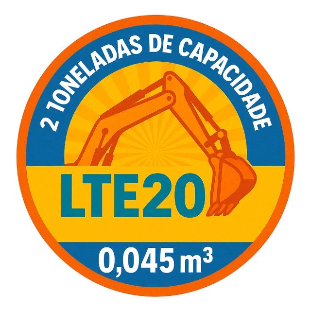 Mini Escavadeira LTMG 2Ton Diesel Kubota 20Hp refrig. água - Foto 5