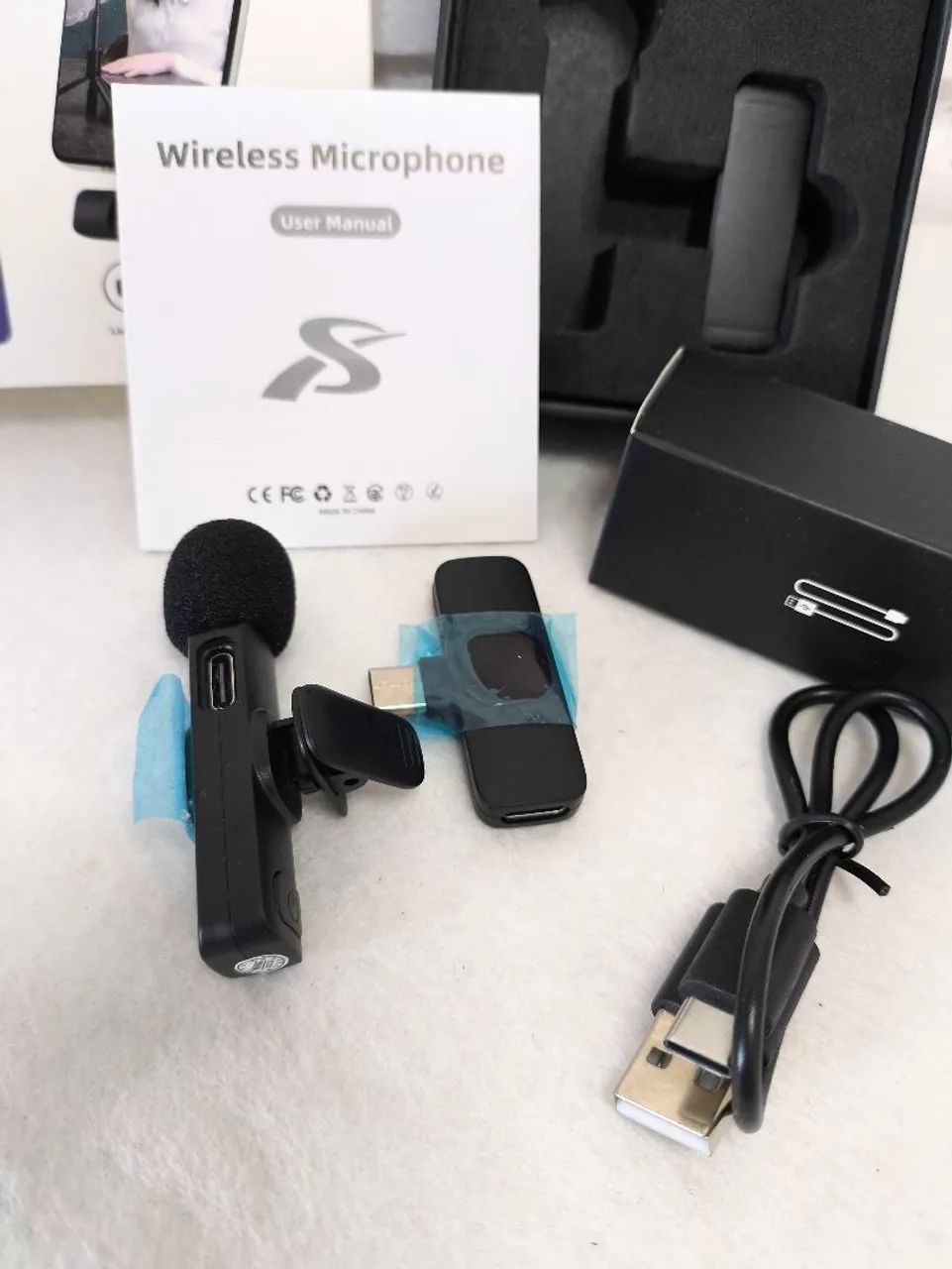 Microfone de lapela k9 usb novo nunca usado - Foto 5