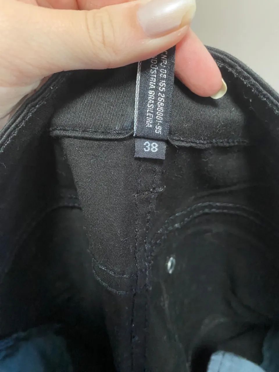 Calça skinny preta 38 - Foto 4
