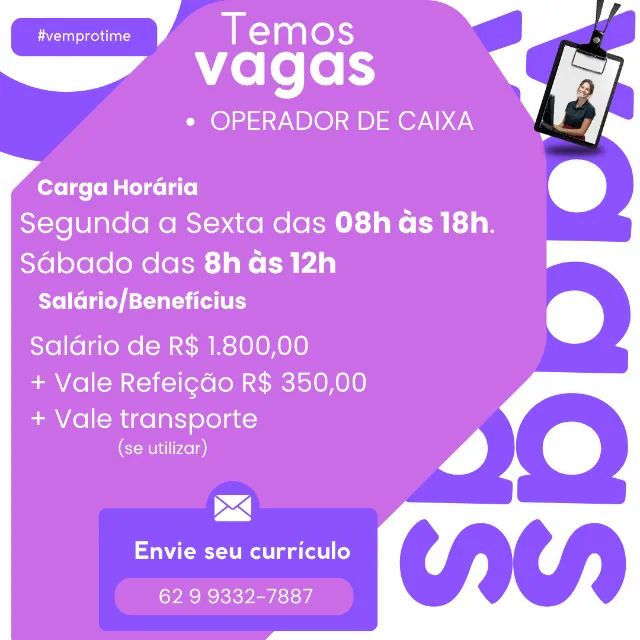 CAIXA - OPERADORA DE CAIXA
