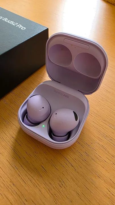 Samsung galaxy buds 2 pro em perfeito estado com caixa e nf - Foto 2