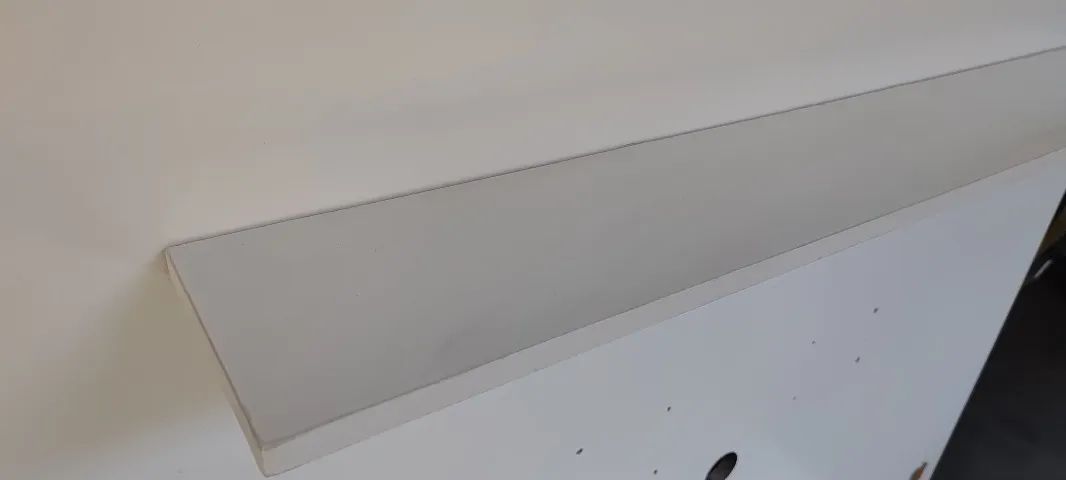Estante Para Tv Painel De Parede Armário Suspenso Decorativo Branco - Foto 5