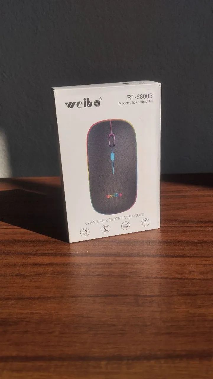 Mouse sem Fio Weibo RF-6800B - Foto 2