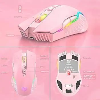 Mouse Gamer ONIKUMA RGB Iluminação Personalizada - Foto 3