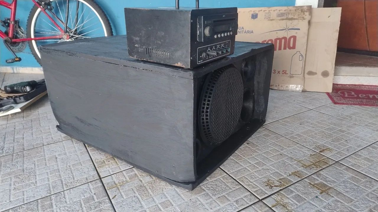 Caixa de som  para  propaganda e amplificador .mono, grave e agudo com potência  com  - Foto 2