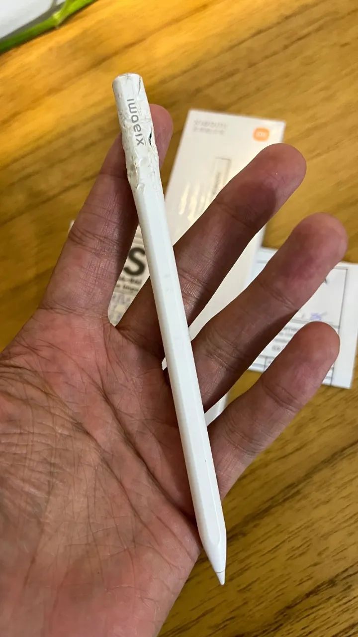 Caneta Xiaomi Stylus Pen - Para Tablet Pad Mi 5 com detalhe funcionando tudo - Foto 3