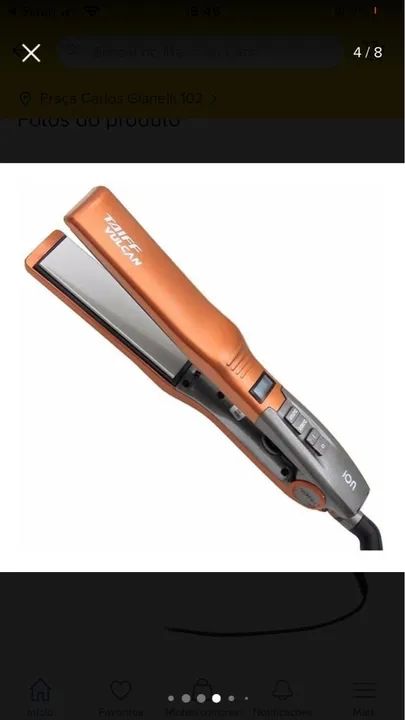 Prancha de Cabelo Taiff Vulcan Profissional