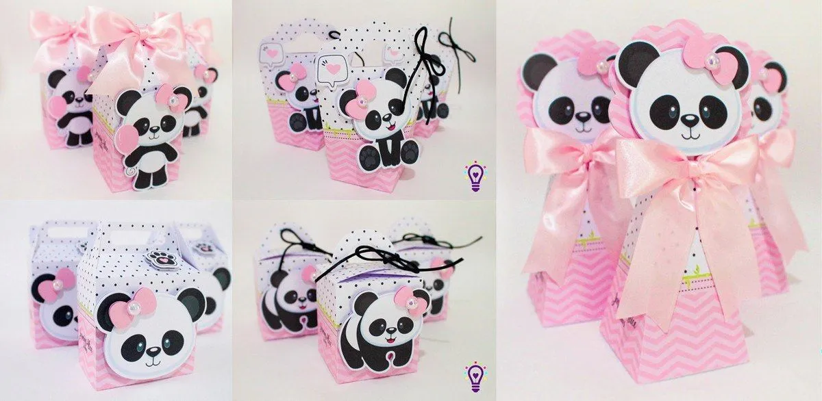 Caixas e lembrancinhas personalizadas Panda